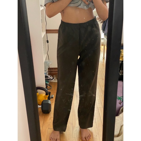 Kaki straight leg pants - Picture 1 of 4